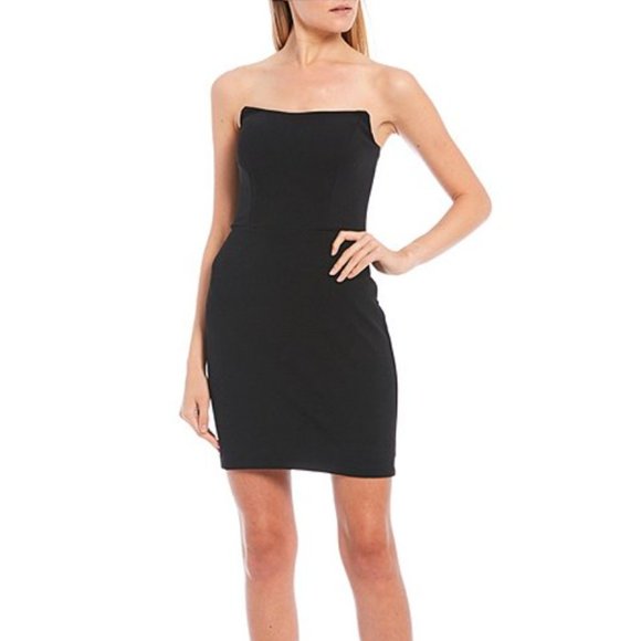 Dresses & Skirts - Strapless Black Bodycon Dress